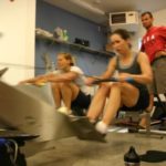 Abby and Ursula on the RP3s during training