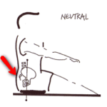 Neutral rowing posture