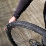 Spin the bike wheel