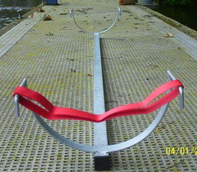 Single scull car roof rack
