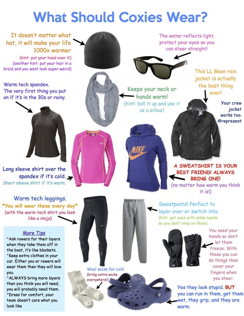 What Should Coxswains Wear