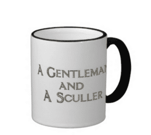 A Gentleman and a Sculler coffee mug