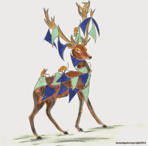 Illustration from the Boat Race book Illustration from the Boat Race childrens book