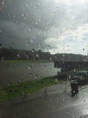 Rainy practice at the Bosbaan