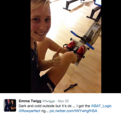 Emma Twigg using RP3 Rowperfect