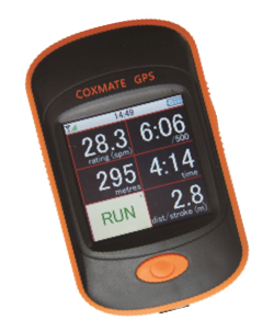 Coxmate GPS for coxless boat speed measurement