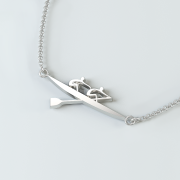 rowing jewelry pair rowing necklace