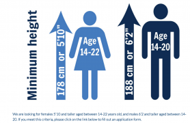 British Rowing Start programme height requirements