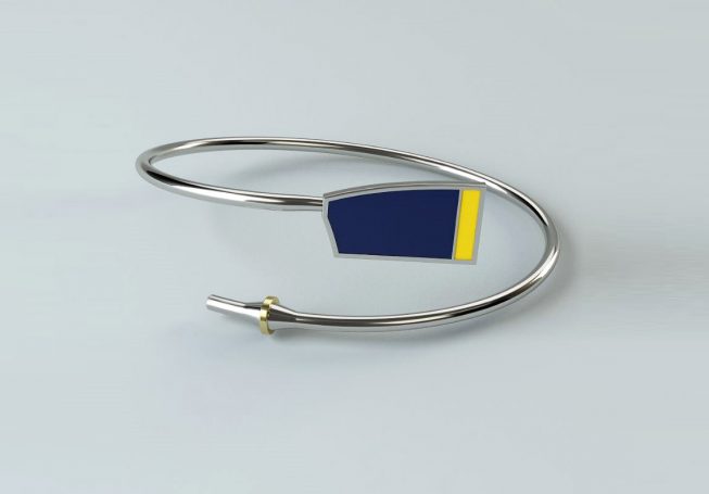 Rowing Custom Bent Oar Bracelet