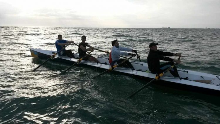 Coastal Rowing coxed quad scull