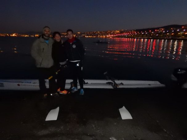 A late finish for coastal rowing Thessaloniki Club