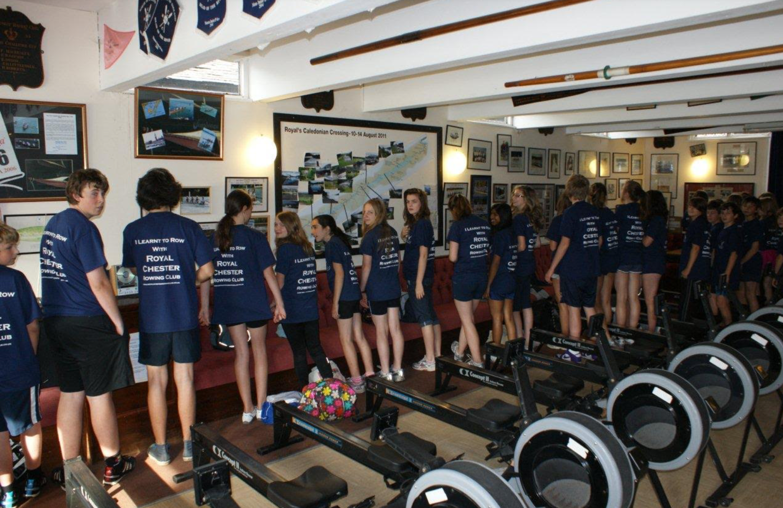 Royal Chester rowing juniors