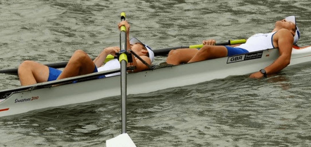 Exhausted Rowers.