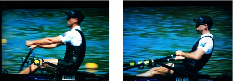 NZL, Rowing, Robbie Manson the drive