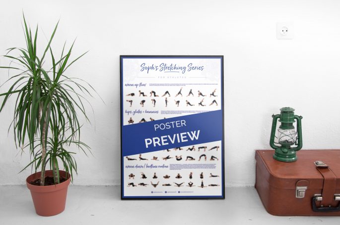 Stretching for Rowing A2 poster
