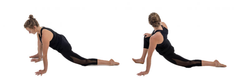 Runners Lunge and variant stretch for rowers
