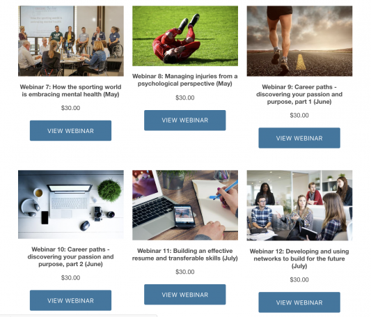 Crossing the Line Sport Webinars May/June 2018