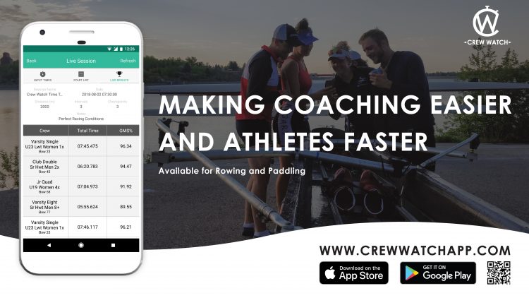 CrewWatch app, rowing app
