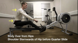 rowing posture, correct posture for rowing
