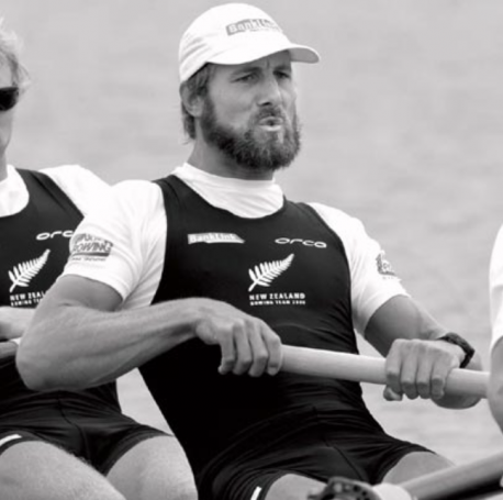 Good posture, sweep rowing, at finish rowing