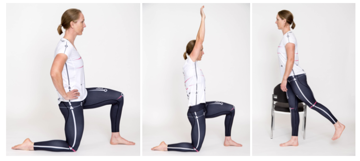 Stretching hip flexors for rowing Rowperfect